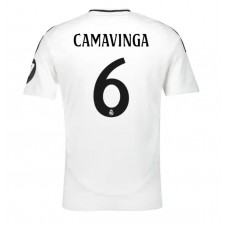 Real Madrid Eduardo Camavinga #6 Hemmatröja 2024-25 Korta ärmar